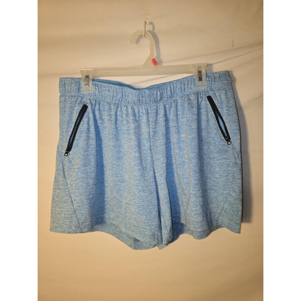 Liberty Pro Women’s Athletic Shorts Size Large Blue Stretch elastic Waist L